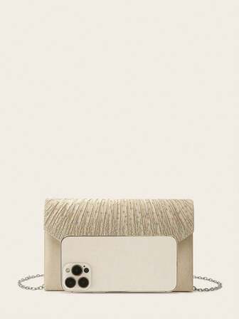 4 件装女士水钻晚装手拿包水钻耳夹新娘婚礼颈链手链吊饰闪亮钱包手拿包信封晚装包女士舞会闪亮手提包带可拆卸链条适合婚礼和派对女士单肩包