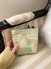 Makeup Bag,Portable Cosmetic Bags For Women,Coin Purse Lipstick Cosmetic Accessories Organizer,Travel Kit Storage Pouch,Makeup Bag For Sanitary Towel,Travel Bag For Women,Travel Washroom Bag,Travel Essentials,Birthday Gifts For Women,Makeup Organizer,Makeup Brushes Set Storage,Home Storage,Flower Pattern Storage Bag,Cute Stuff For Girls,Party Gift,Home Supplies,Beauty Tools,Gel Nail Polish Storage,Makeup Bags With Zipper,Cosmetic Pouch