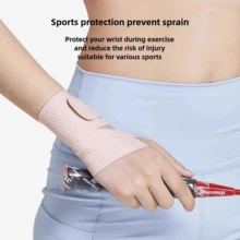 1 件全新升级款带透气孔的护腕，不会让手腕感到闷热，适合运动、户外运动、办公室工作等，保护手腕免受伤害 - 彩色 - 查看 3