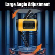 1 件 LED+COB 360° 可调角度传感器头灯多模式可充电电量显示头灯 6LED+12COB 超亮头灯适用于狩猎露营 - 彩色 - 查看 7