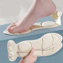 1 对加厚足弓支撑鞋垫、脚垫、海绵鞋跟垫、按摩透气鞋垫、可修剪、适合运动鞋、户外、运动、旅行、家庭、办公室、学校 - 彩色 - 查看 9
