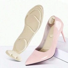 1 对加厚足弓支撑鞋垫、脚垫、海绵鞋跟垫、按摩透气鞋垫、可修剪、适合运动鞋、户外、运动、旅行、家庭、办公室、学校 - 彩色 - 查看 4