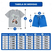 Kit 4 Pieces Of Children's Clothing For Boys 2 T-Shirts + 2 Bermuda Shorts - Nhiều màu - Xem 6