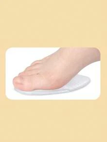 2 件装硅胶按摩粒防滑前掌垫，经典高跟鞋前掌保护垫 - 無色 - 查看 4