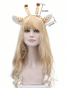 Băng đô tai và sừng động vật nhồi bông cho trẻ em Trang phục động vật Mũ đội đầu Chủ đề lễ hội Halloween Giáng sinh Cosplay Party - Nhiều màu - Xem 3