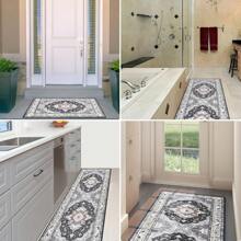Kitchen Rugs Sets Of 3,Farmhouse Kitchen Rugs And Mats Non Skid Washable,Soft Kitchen Mats For Floor Runner Rugs For Kitchen Entryway Hallway Laundry Room - Grey - View 5