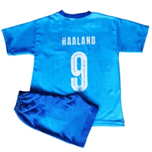Kids Football Kit Set Shirt Shorts Team Game Training Championship - Navy Blue - View 3
