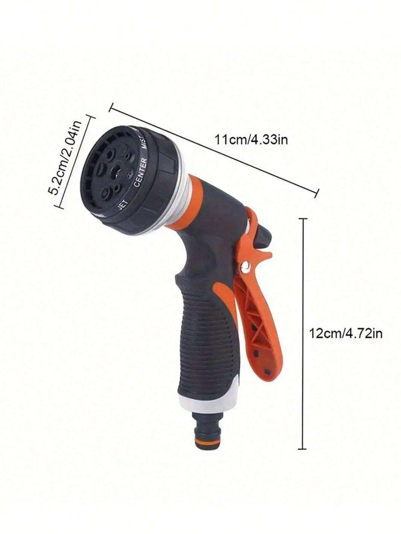 1ps New Garden And Car Wash HighPressure Water Gun Durable 8Function