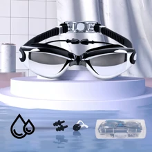 Gogles Natacion Arena Gafas Protección Uv Antiempaño Sin Fugas - Negro - Ver 1