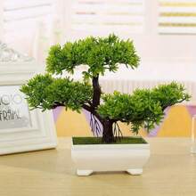 Bonsai Tree With Pot Artificial Plant Fake Tree Decoration For Home Office Desktop Windowsill - Variant1 - View 3