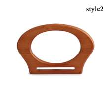 1 件木制 DIY 手提包配件手柄 - 駝色 - 查看 16