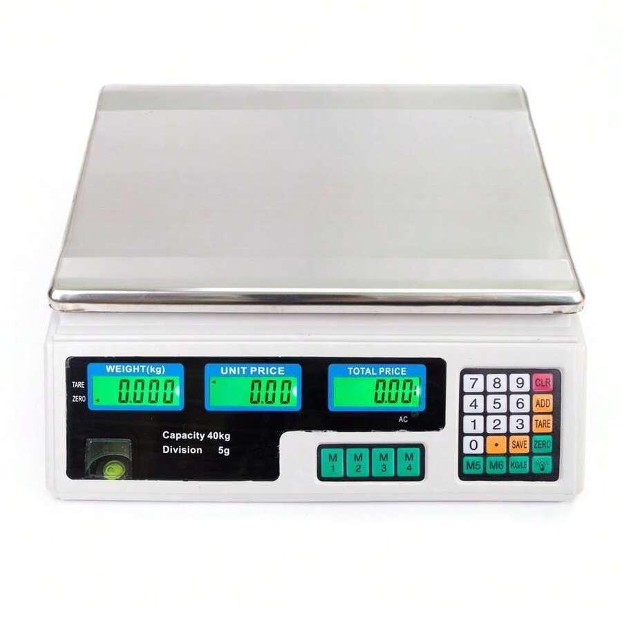 88 LBS Digital Weight Scale Price Computing Food Meat Scale Produce