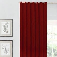 Curtains - 酒紅色 - 查看 2