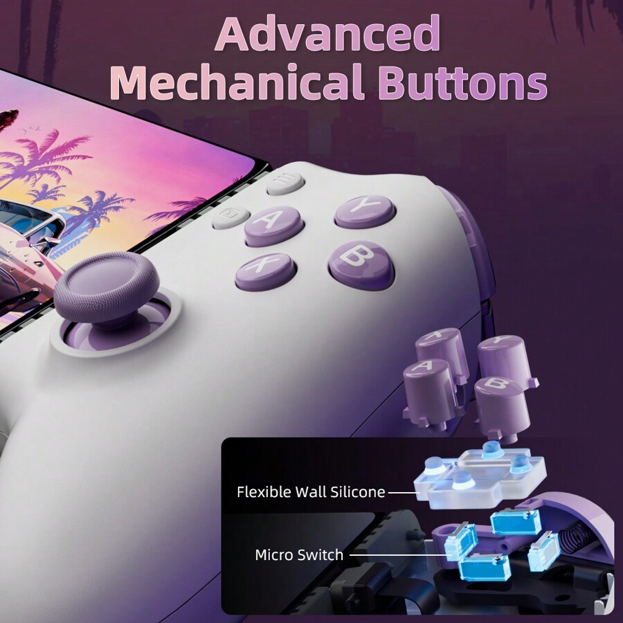 AOLION Mechanische Gamecontroller mit DoppelHallTasten und Rückseiten