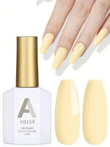 Spring And Summer Macaron Gel Nail Polish 14 Colors 15ml 1 Pc Enduring Effect UV/Led Lamp Curing Suitable For DIY Nail Enhancement Or Gift Giving - Women's Essential Gel Nail Polish - Nhiều màu - Xem 13