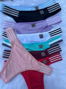 Kit With 3 ASSORTED SORES Side Elastic Panties - 彩色 - 查看 3
