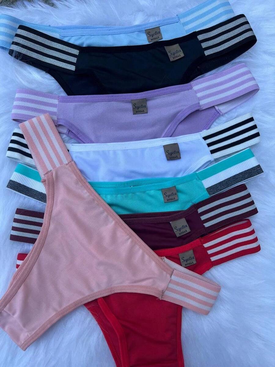 Kit With 3 ASSORTED SORES Side Elastic Panties - 彩色 - 查看 1