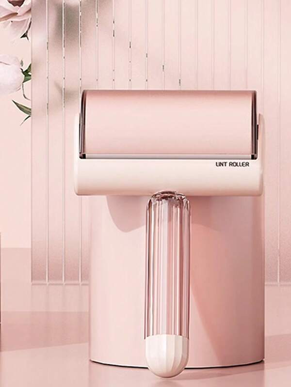 1pc Rolo removedor de fiapos, escova de papel pegajosa reutilizável para roupas, móveis, cama, remoção de pelos de animais de estimação, produtos de limpeza doméstica