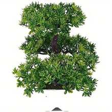 Bonsai Tree With Pot Artificial Plant Fake Tree Decoration For Home Office Desktop Windowsill - Variant1 - View 7