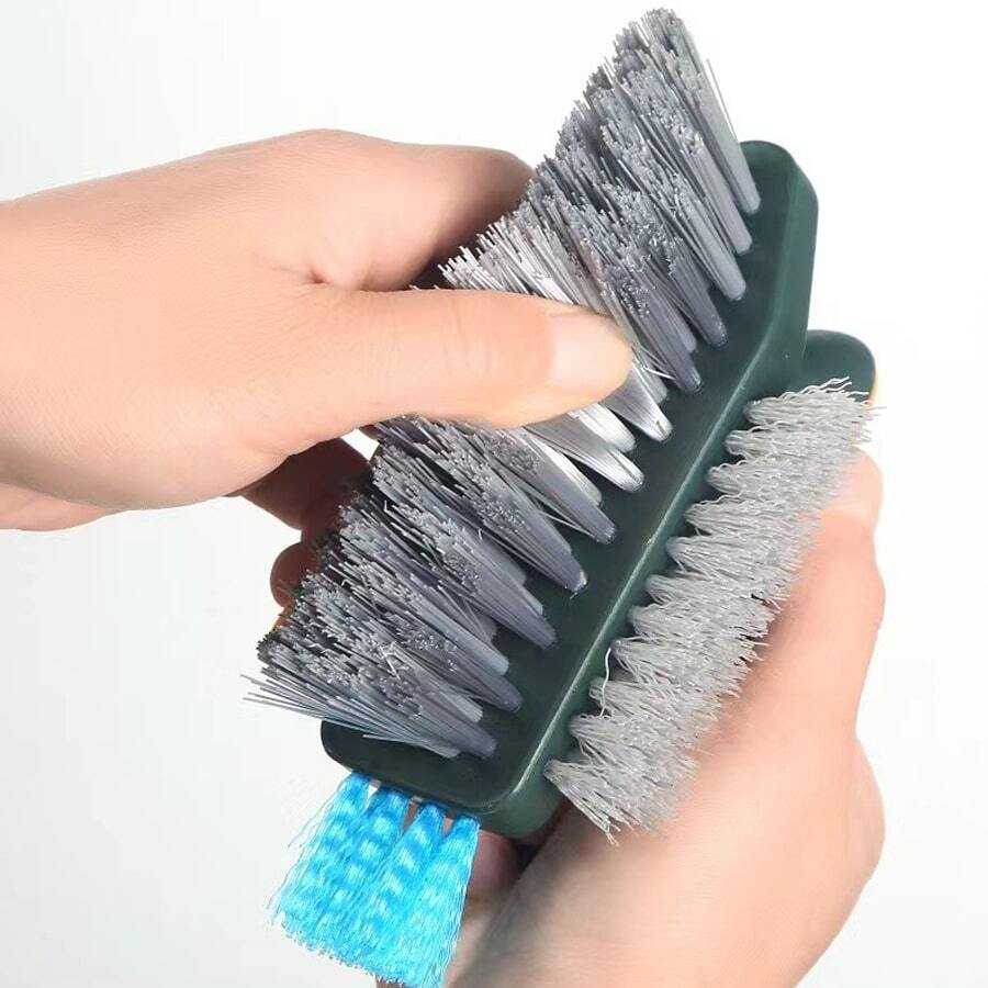 4In1 Grout Cleaning Brush Set With Hard Bristles And Ergonomic Handle