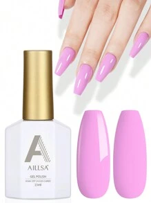 Spring And Summer Macaron Gel Nail Polish 14 Colors 15ml 1 Pc Enduring Effect UV/Led Lamp Curing Suitable For DIY Nail Enhancement Or Gift Giving - Women's Essential Gel Nail Polish - Nhiều màu - Xem 18