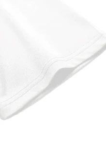 定制个性化男友风格男士宽松短袖 T 恤，个性化定制您自己的照片可定制 T 恤设计用于派对、团队、情侣装、工作服、家庭 - 白色 - 查看 10