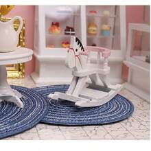 1 件娃娃屋微型地毯，1/6、1/12 比例娃娃屋迷你装饰品，逼真微型家具配件，角色扮演玩具，生日、圣诞节家居装饰礼物 - 彩色 - 查看 6