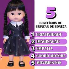 Little Vavazinha Girl Doll Articulated With Accessories Little Hand Angel Toys - 模型 - 查看 3