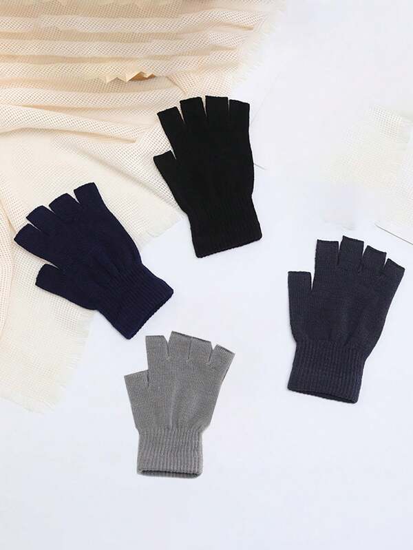 Winterhandschuhe für Herren - Verbesserte Touchscreen Kälte-Wetter Thermohandschuhe mit Strickstoff für Laufen, Autofahren, Wandern