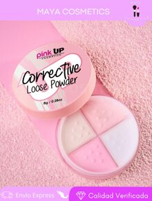 Pink Up Corrective Loose Powder Makeup Setting Powder Halloween - Cold - View 2
