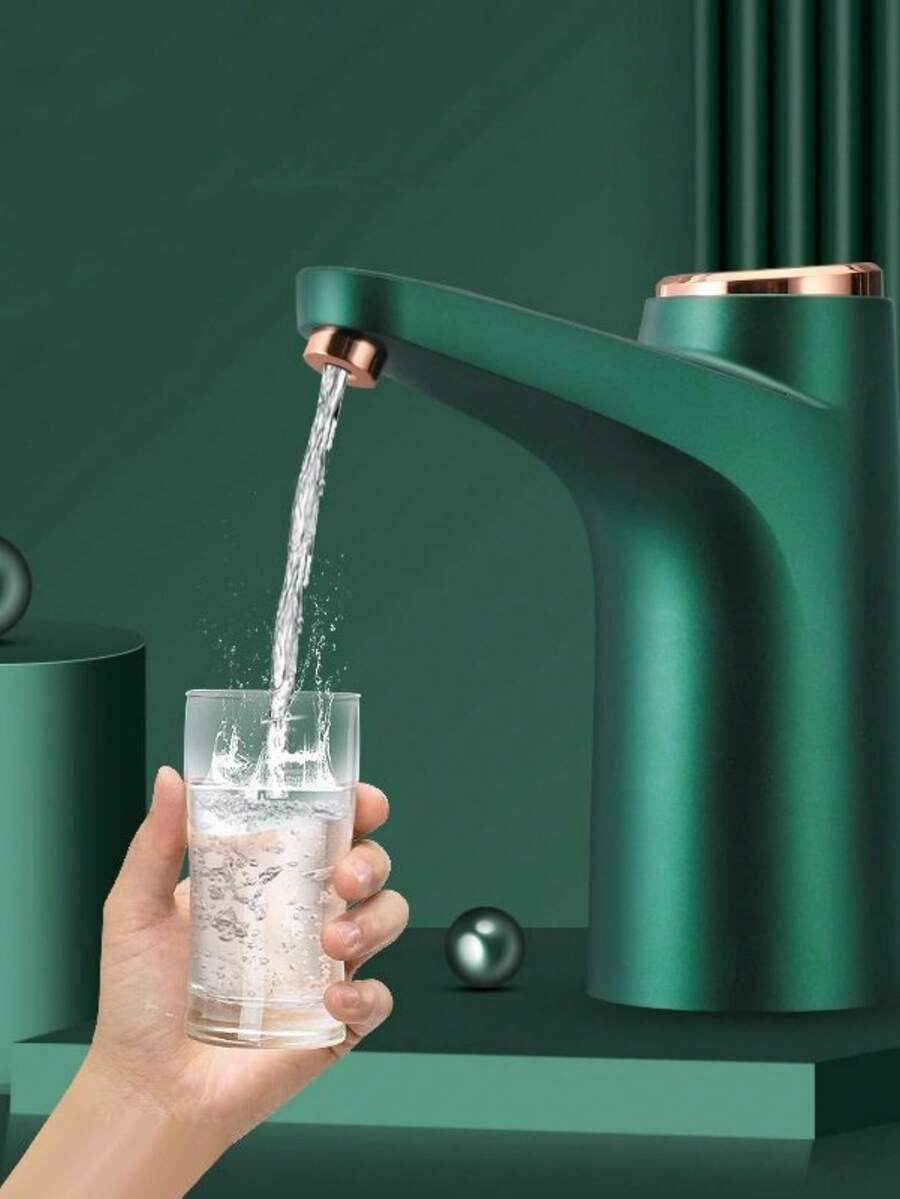 4 Pieces USB Automatic Button Rechargeable Water Dispenser Electric