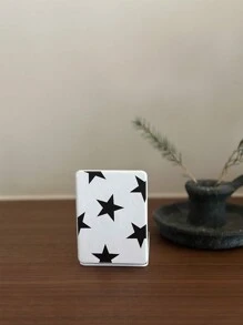 Star Pattern Foldable Mirror Double-Sided Folding Cosmetic Mirror Mini Portable Carry-On Mirror Handheld Pocket Carry Two Folding Small Mirror - Multicolor - View 5