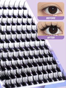 MAGEFY 120 chiếc D Curl Manga Mi nối Anime Cosplay Mi giả nhọn DIY Mi giả riêng lẻ Dụng cụ trang điểm mắt Nhật Bản Mi chùm Kiểu trang điểm ướt cho các bữa tiệc du lịch hàng ngày Cosplay - D - Xem 6