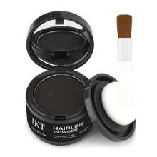 ikt Polvo para el cabello - Cobertura instantánea, efecto de maquillaje natural - Adecuado para cabello ralo y retoque de raíces - Incluye aplicador de esponja, portátil - Multicolor - Ver 14