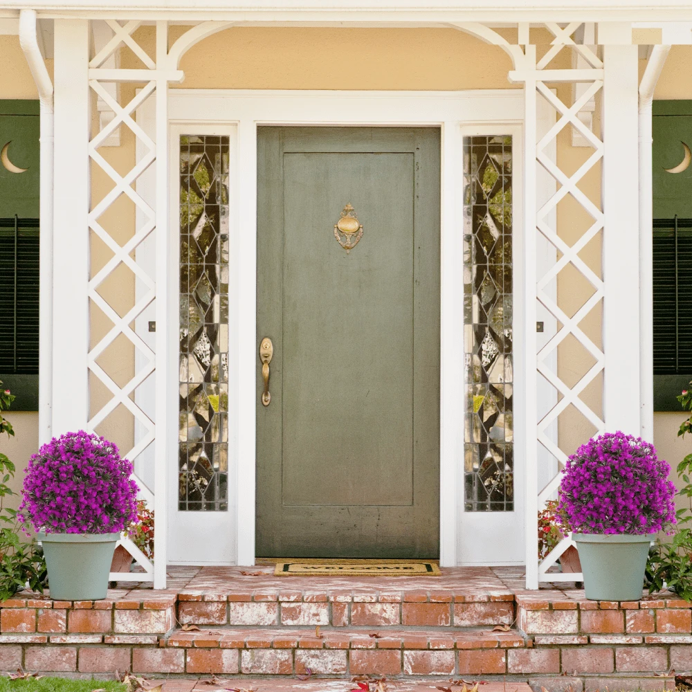 Artificial Olive Topiary Ball Trees Outdoor And Indoor Faux Shrubs UV