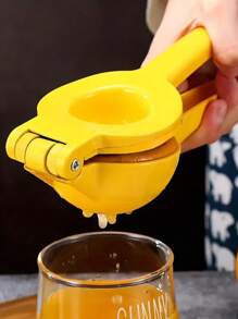 1 套多功能柑橘榨汁机 - 手动榨汁机，适用于柠檬、橙子、葡萄 - 厨房工具，易于使用榨汁 - 彩色 - 查看 1