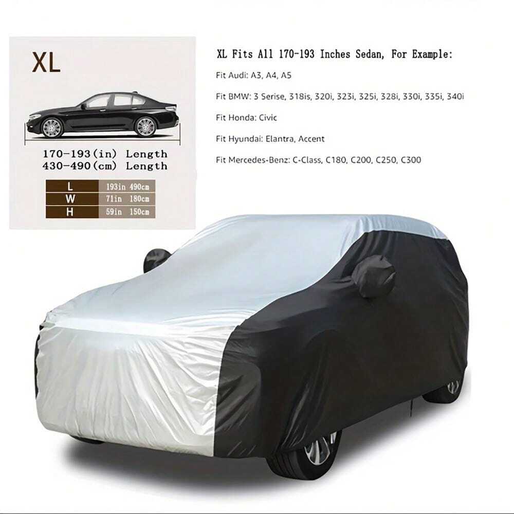 CHCYCLE Housse de voiture extérieure complète haute résistance et