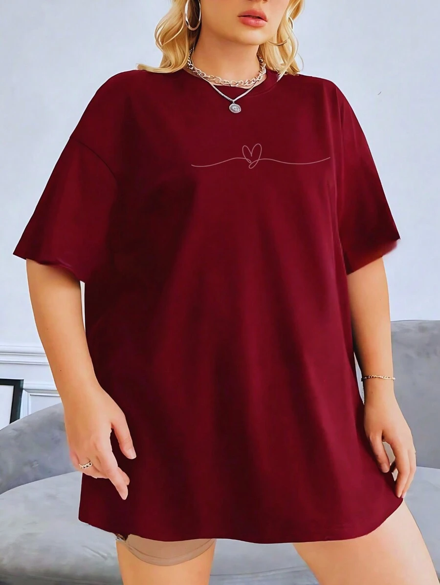 Camiseta Feminina Basica Estampada 100% Algodão Gola Redonda Blusinha Academia Trabalho Lançamentos Envio Imediado