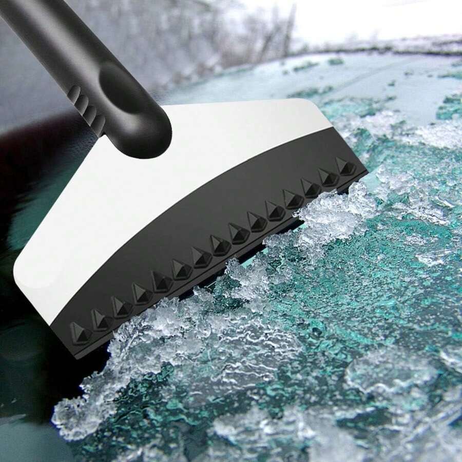 Stainless Steel And Rubber Windshield Scraper For Cleaning, Snow