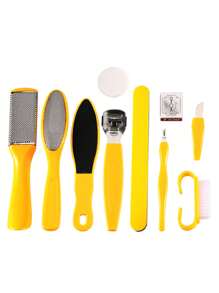 Bộ 8/10 dụng cụ chăm sóc chân chuyên nghiệp, dụng cụ mài gót chân, dụng cụ loại bỏ da chết, dụng cụ làm móng tay bằng thép không gỉ, dành cho da chết và cứng, dụng cụ cạo da chân, thích hợp cho nam nữ sử dụng khi đi du lịch, dành cho bàn chân khô nứt nẻ, di động - Nhiều màu - Xem 14