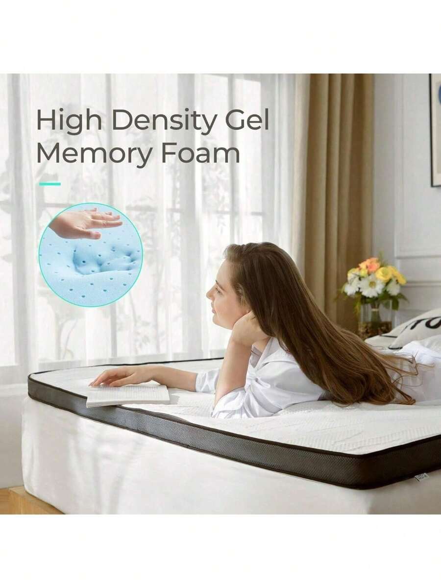 Twin Mattresses Toppers 3 Inches, Gel Memory Foam Mattress Topper