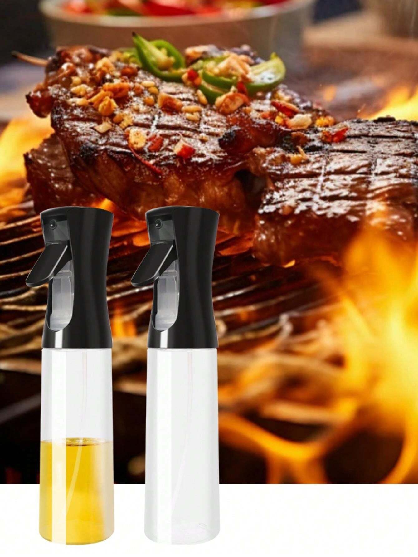 Botella Rociadora De Aceite De Vidrio 180ml - Dispensador Para Cocina Y Barbacoa