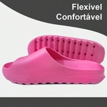 Cloud Slide Slippers Non-Slip Anatomical Comfortable Bath Unisex BGX77X - Màu Hồng Tươi - Xem 3