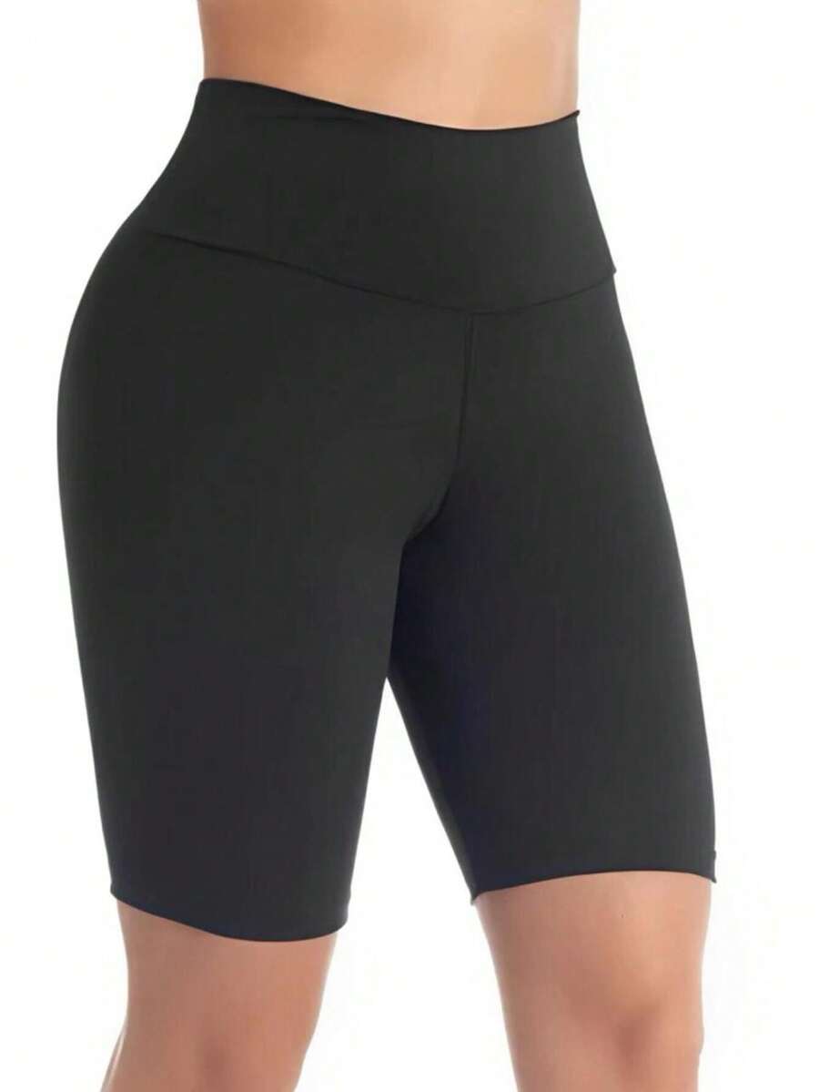 Suplex Fitness Bermuda High Waist Women's Gym PROMOTION - 黑色 - 查看 1