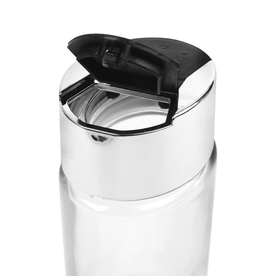 Spice Rack With 6 Glass Jars And Stainless Steel Wire Support for Sale