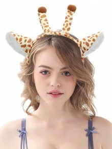 Băng đô tai và sừng động vật nhồi bông cho trẻ em Trang phục động vật Mũ đội đầu Chủ đề lễ hội Halloween Giáng sinh Cosplay Party - Nhiều màu - Xem 9
