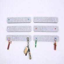 8 件/套加厚毛毡留言板条，办公室备忘装饰条，带自粘毛毡便签 - 粉紅白系8片 - 查看 4