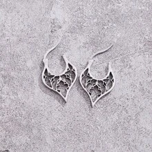 1 Cặp Hoa tai dạng dài rỗng phong cách Bohemian cổ điển, Hoa tai thanh lịch làm quà tặng cho tiệc tùng và sự kiện - bông tai - Xem 6