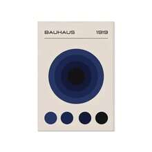 1pc Áp phích hình học trừu tượng Bauhaus hiện đại giữa thế kỷ Nghệ thuật treo tường Tranh vải Tranh in Phòng trưng bày nội thất phòng khách Nhà không có khung - Nhiều màu - Xem 11