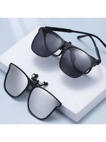 New TR Frame Clip Sunglasses Fashion Polarized Sunglasses Large Frame For Men And Women